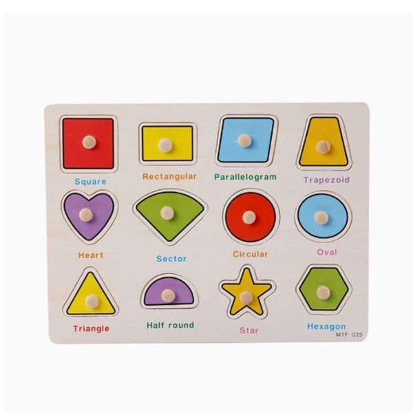 Wooden Different Shapes Puzzle