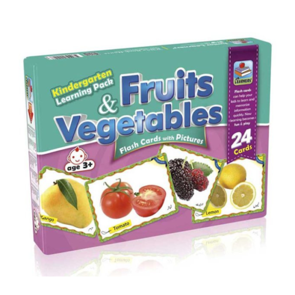 Fruits & Vegetables - Flash Cards with Pictures