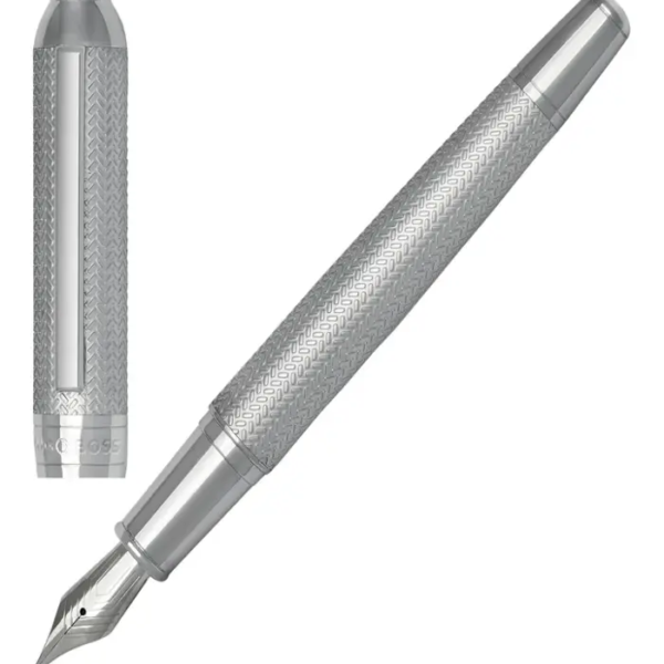 HUGO BOSS HSI4652C – Fountain pen Elemental Silver