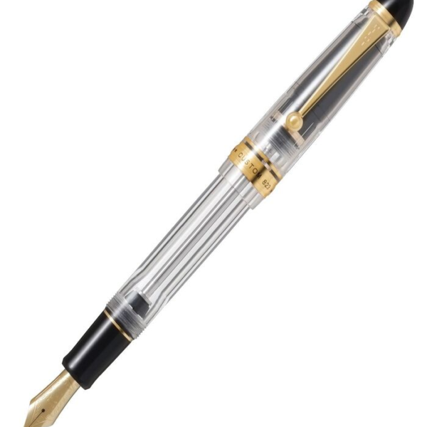 Pilot Custom – 823 Transparent Clear 14 Karat Gold Medium Nib Fountain Pen