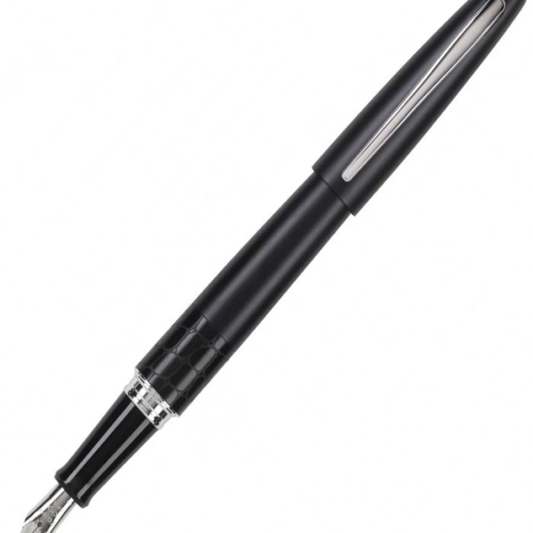 Pilot Metropolitan 02 Black Crocodile Fountain Pen Medium Nib