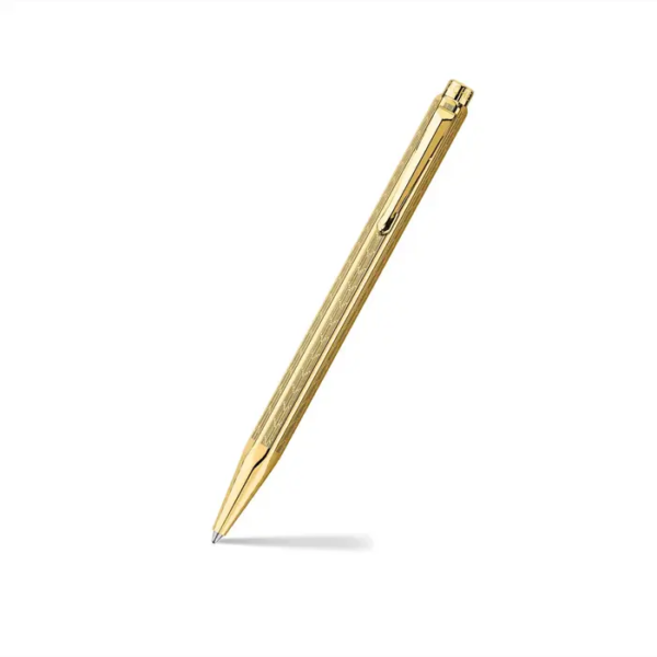 Caran d’Ache Ecridor ‘Chevron’ Gilded Fountain Pen (Medium Nib) 958.208
