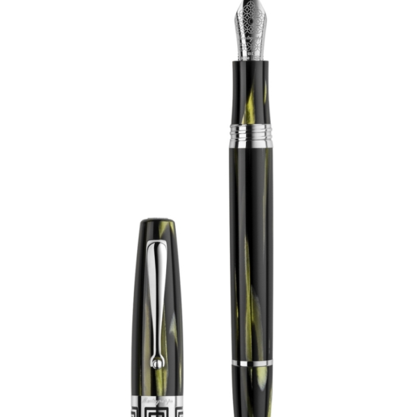 Montegrappa ISEXF3CC Extra 1930 New Edition Bamboo Black Fountain Pen Medium Nib