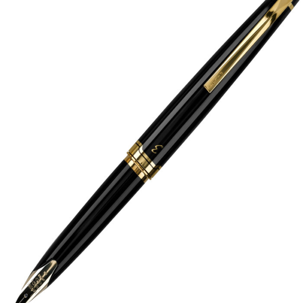 Pilot E95-S Lacquer Black GT Fountain Pen 14K Gold Plated Medium Nib