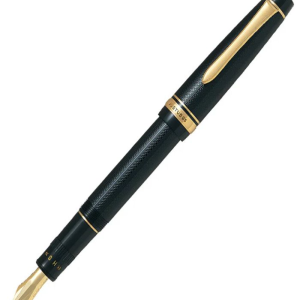 Pilot Justus 95 Nett Black 14 Karat Gold Nib Fountain Pen