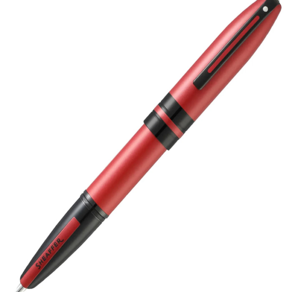 Sheaffer Icon 9111 – Matte Red With Glossy Black PVD Trim Fountain Pen