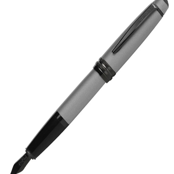 Cross Bailey Matte Gray Lacquer Fountain Pen Item# AT0456-20