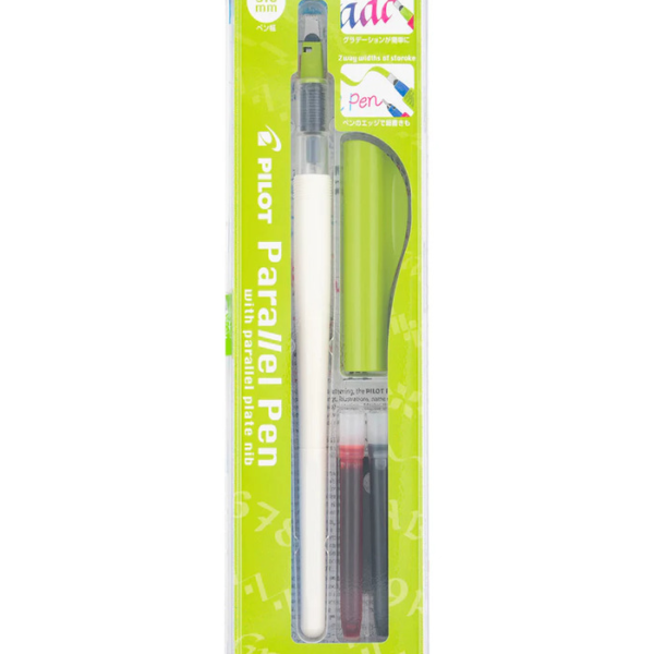 Pilot Parallel Fountain Pen – Green 3.8mm