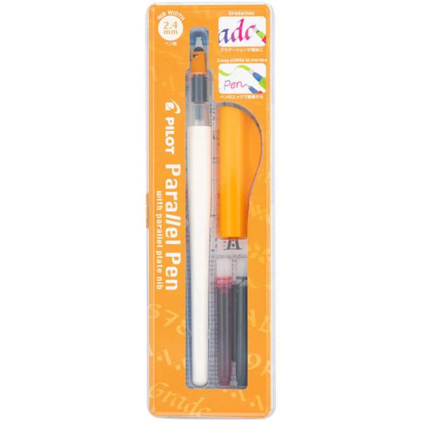 Pilot Parallel Fountain Pen – Yellow 2.4mm