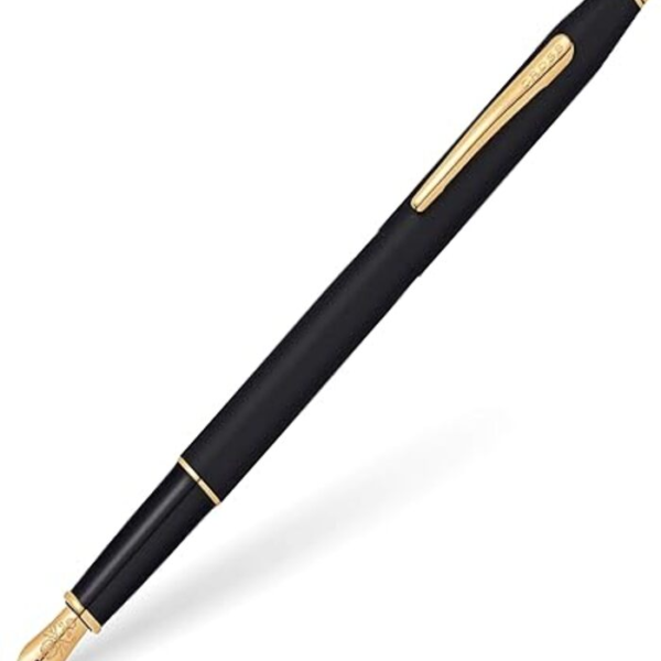 Cross Century Classic Black with Gold-Plated Appointments Fountain Pen Item# AT0086-110