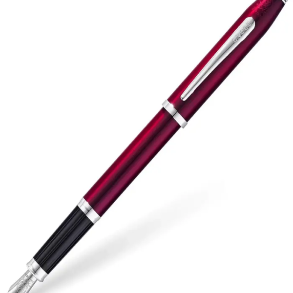 Cross Century II Translucent Plum Lacquer Fountain Pen with Rhodium-Plated Appointments Item# AT0086-114