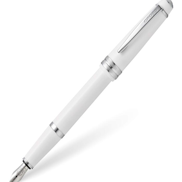 Cross Bailey Light Polished White Resin w/Polished Chrome Appointments Fountain Pen Item# AT0746-2