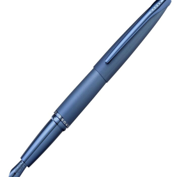 Cross ATX Sand Blasted Dark Blue Fountain Pen Item# 886-45
