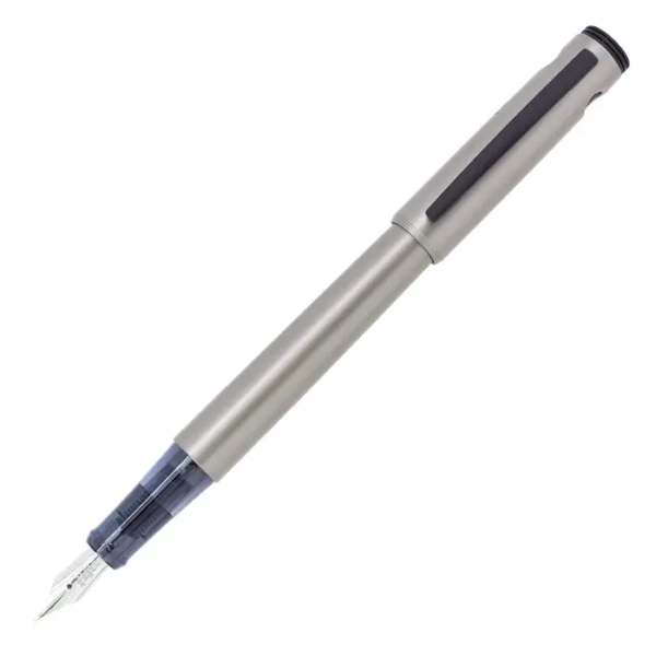 Pilot Explorer Metallic Silver Fountain Pen Medium Nib